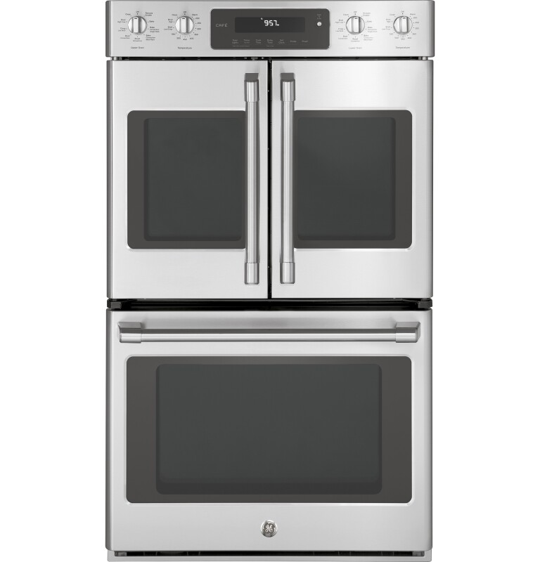 Café Series 30" Built-in Double Convection Wall Oven CT9570SLSS