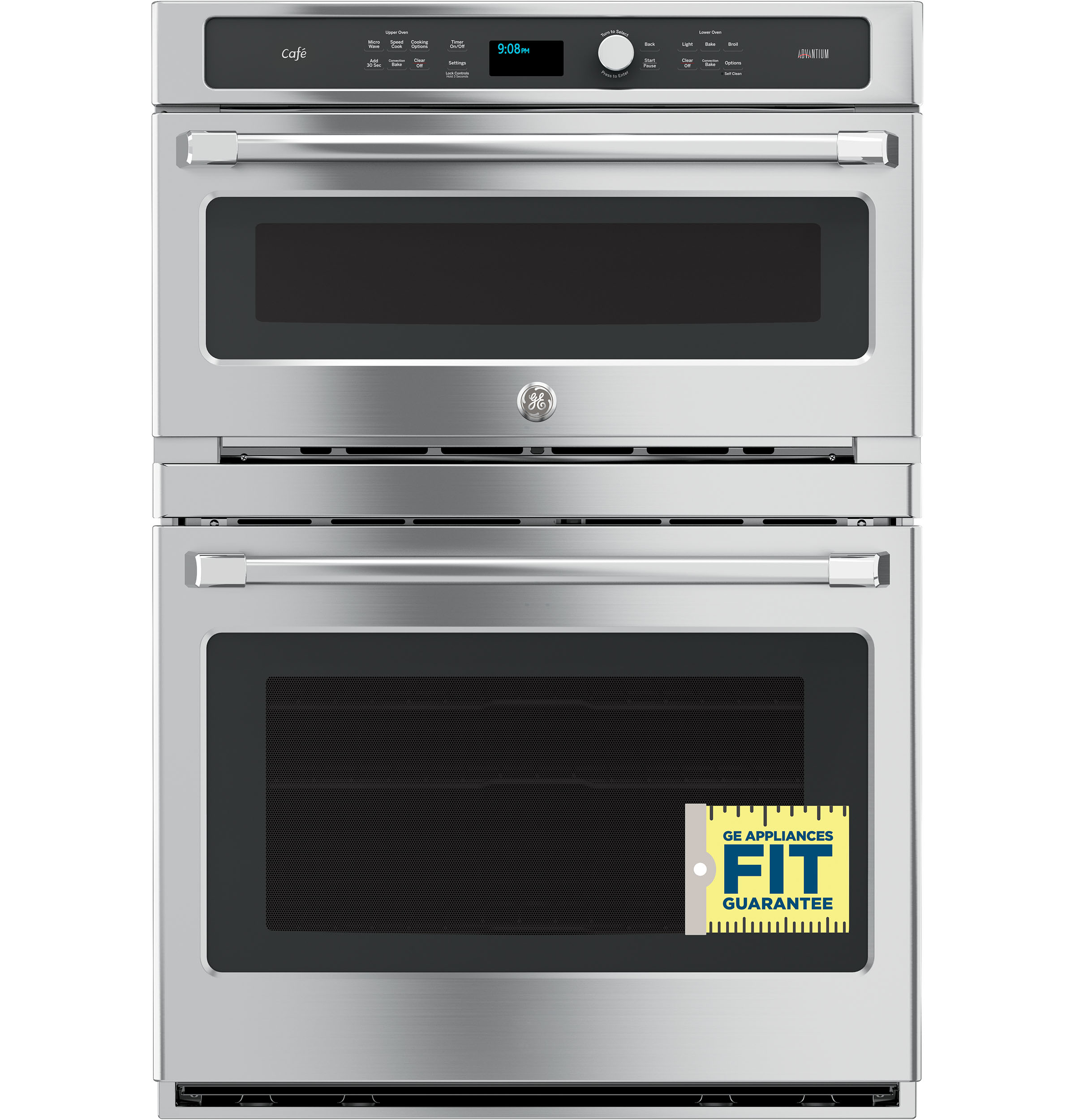 Café Series 30 In. Combination Double Wall Oven With Convection And Advantium Technology CT9800SHSS