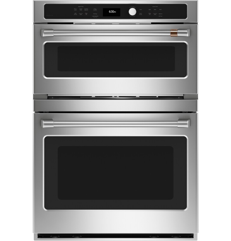 Cafe 30 in. Combination Double Wall Oven with Convection and Advantium Technology Stainless Steel / Brushed Stainless CTC912P2NS1 Picture 1