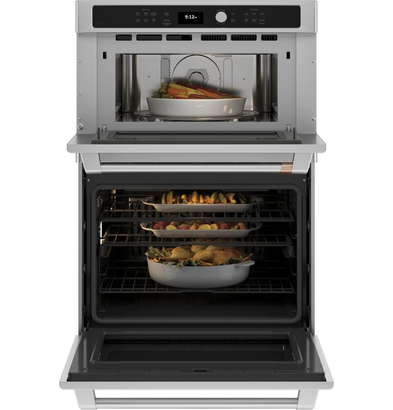 CAFÉ™ 30 in. Combination Double Wall Oven with Convection and Advantium® Technology view 3