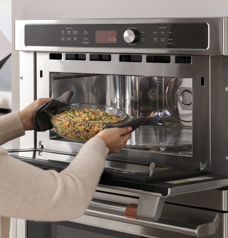 CAFÉ™ 30 in. Combination Double Wall Oven with Convection and Advantium® Technology view 8