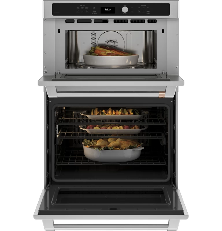 30 in. Combination Double Wall Oven with Convection and Advantium Technology CTC912P2NS1
