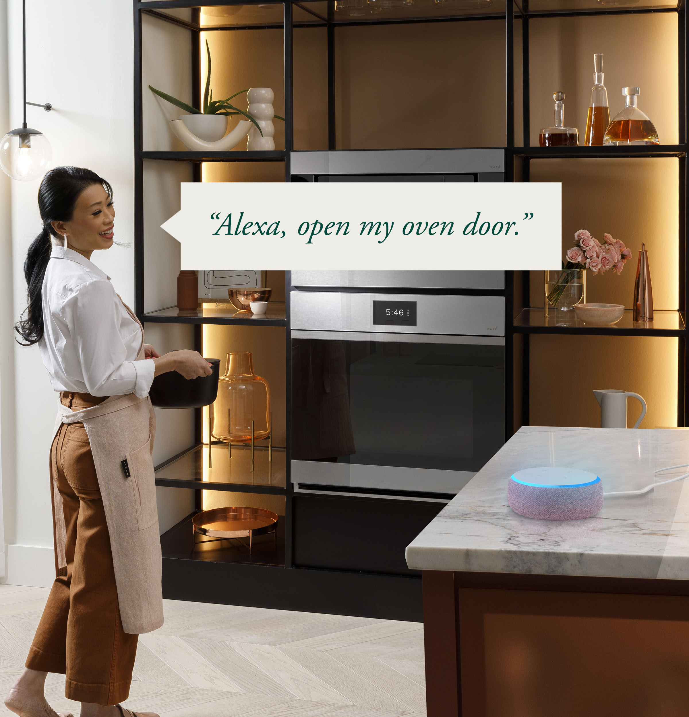 CAFÉ™ 30" Smart Built-In Convection Double Wall Oven in Platinum Glass view 22