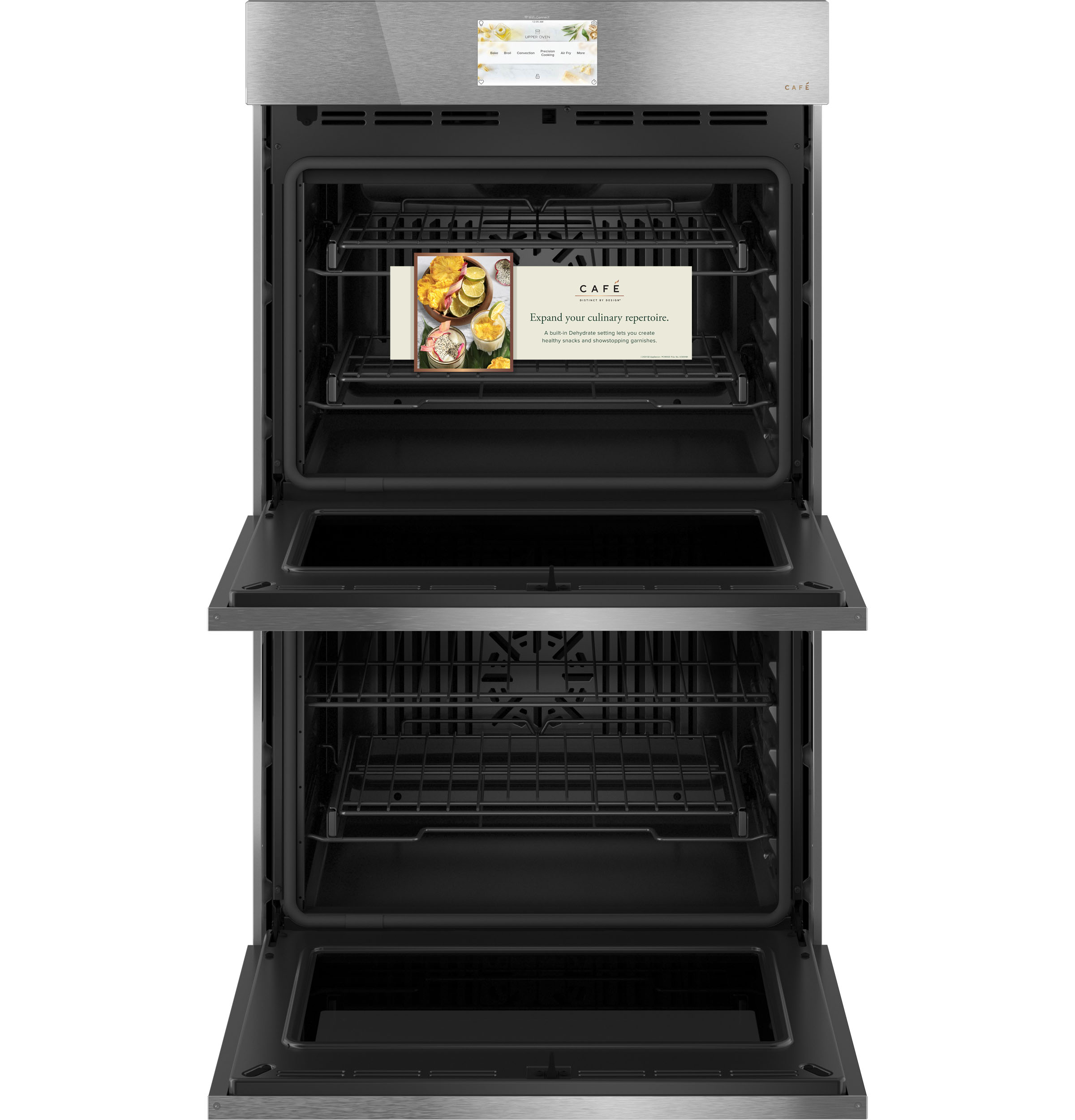 CAFÉ™ 30" Smart Built-In Convection Double Wall Oven in Platinum Glass view 8