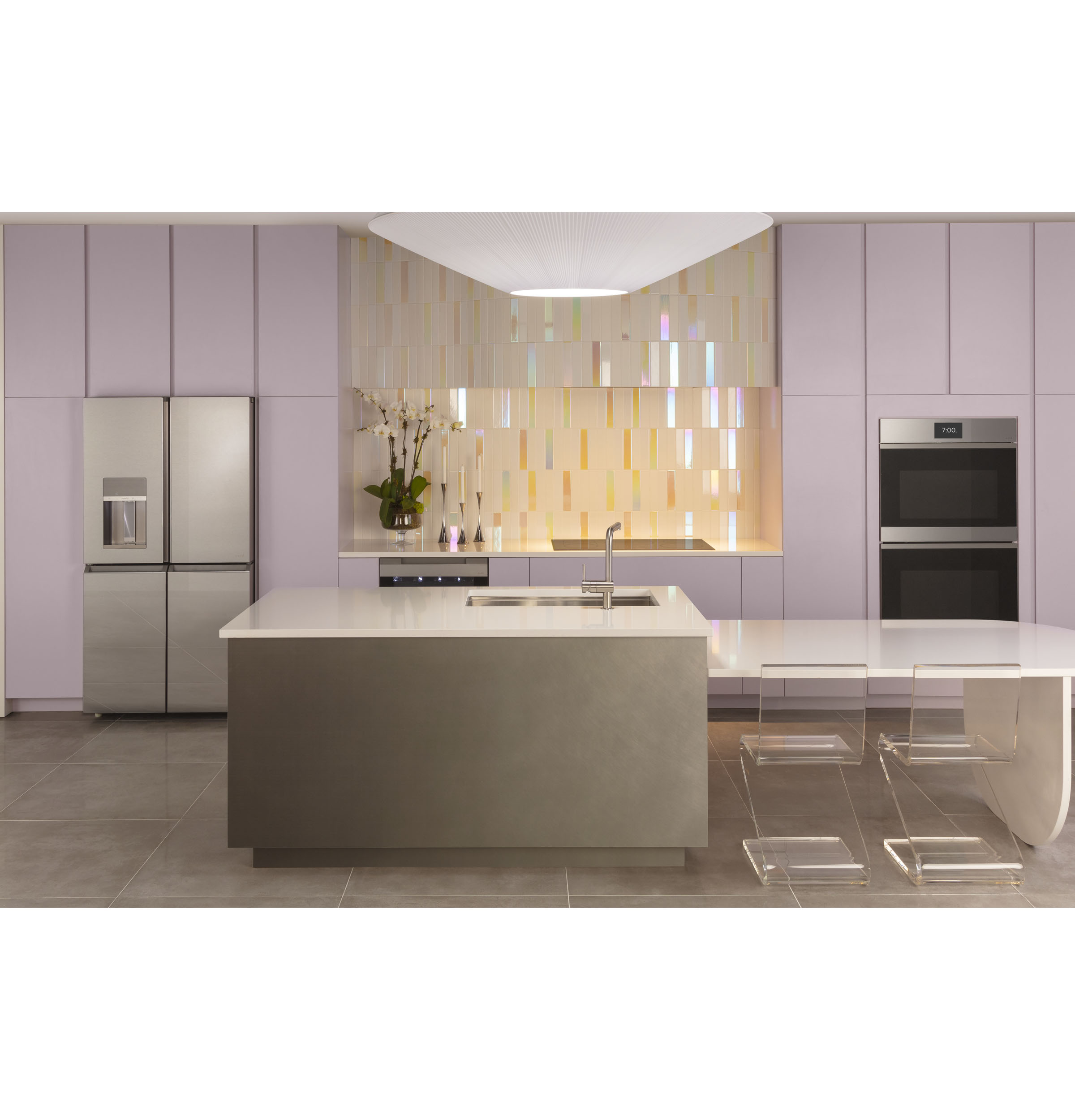 CAFÉ™ 30" Smart Built-In Convection Double Wall Oven in Platinum Glass view 4