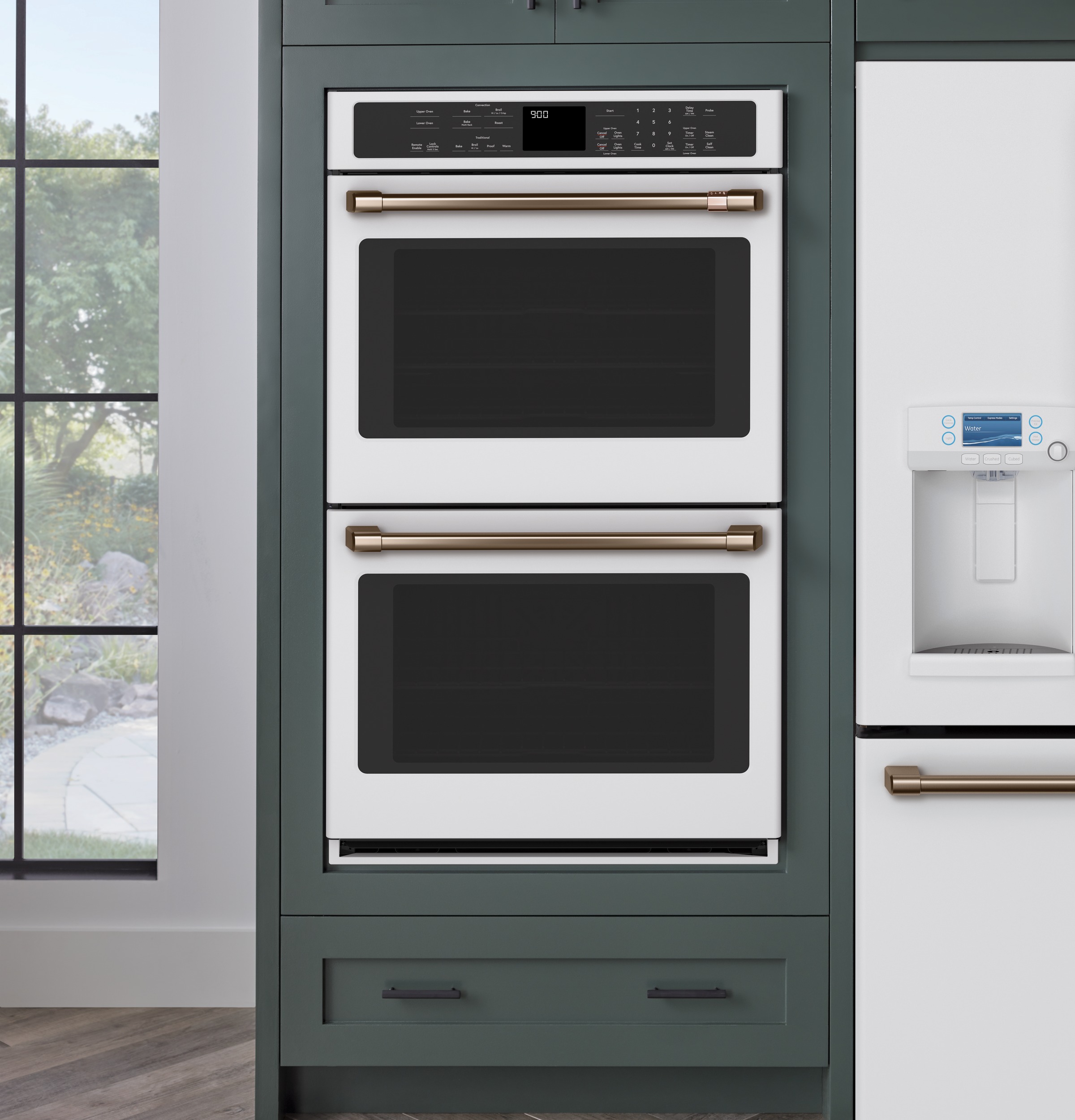 Café 30" Smart Double Wall Oven With Convection CTD90DP4MW2