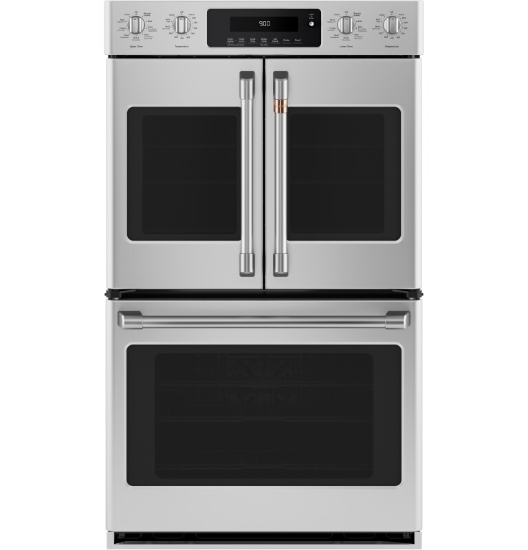 Café 30" Smart French-door, Double Wall Oven With Convection CTD90FP2MS1