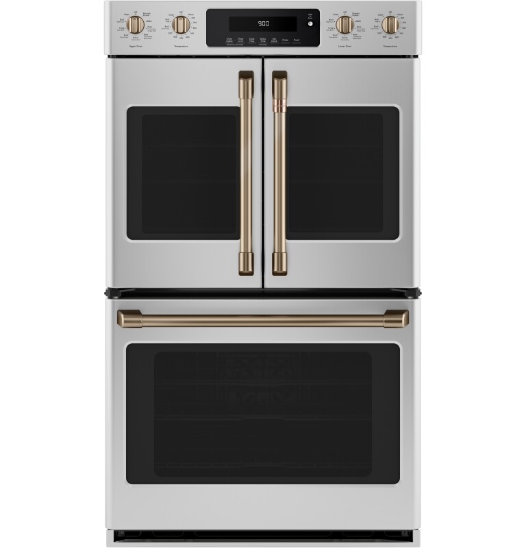 Café 30" Smart French-door, Double Wall Oven With Convection CTD90FP2MS1