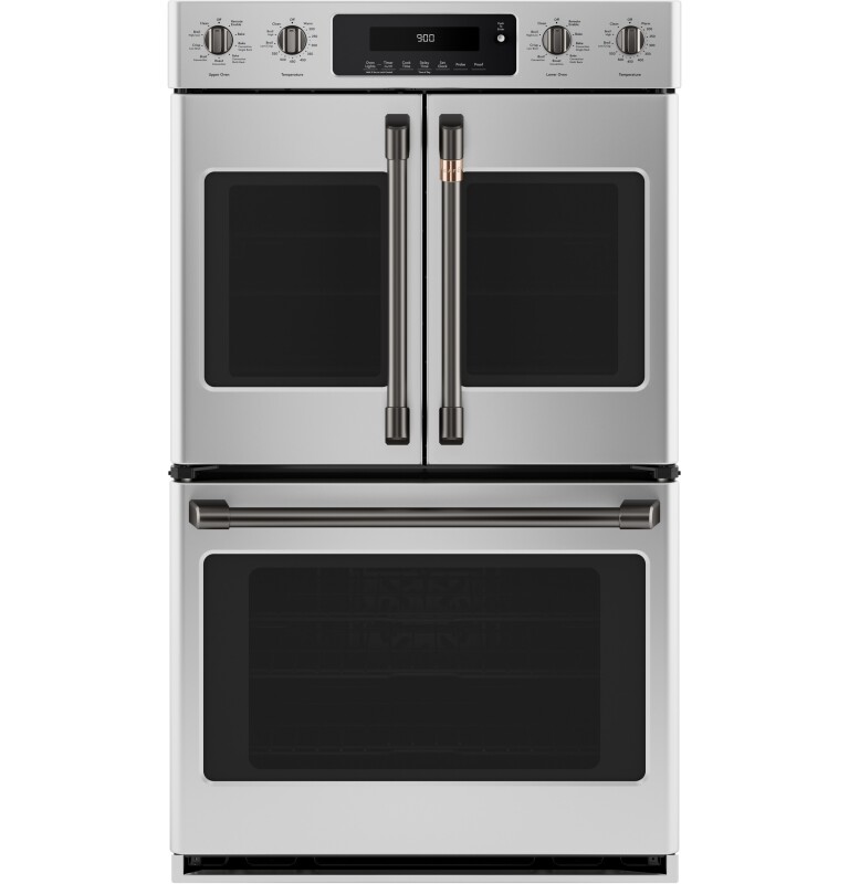 Café 30" Smart French-door, Double Wall Oven With Convection CTD90FP2MS1