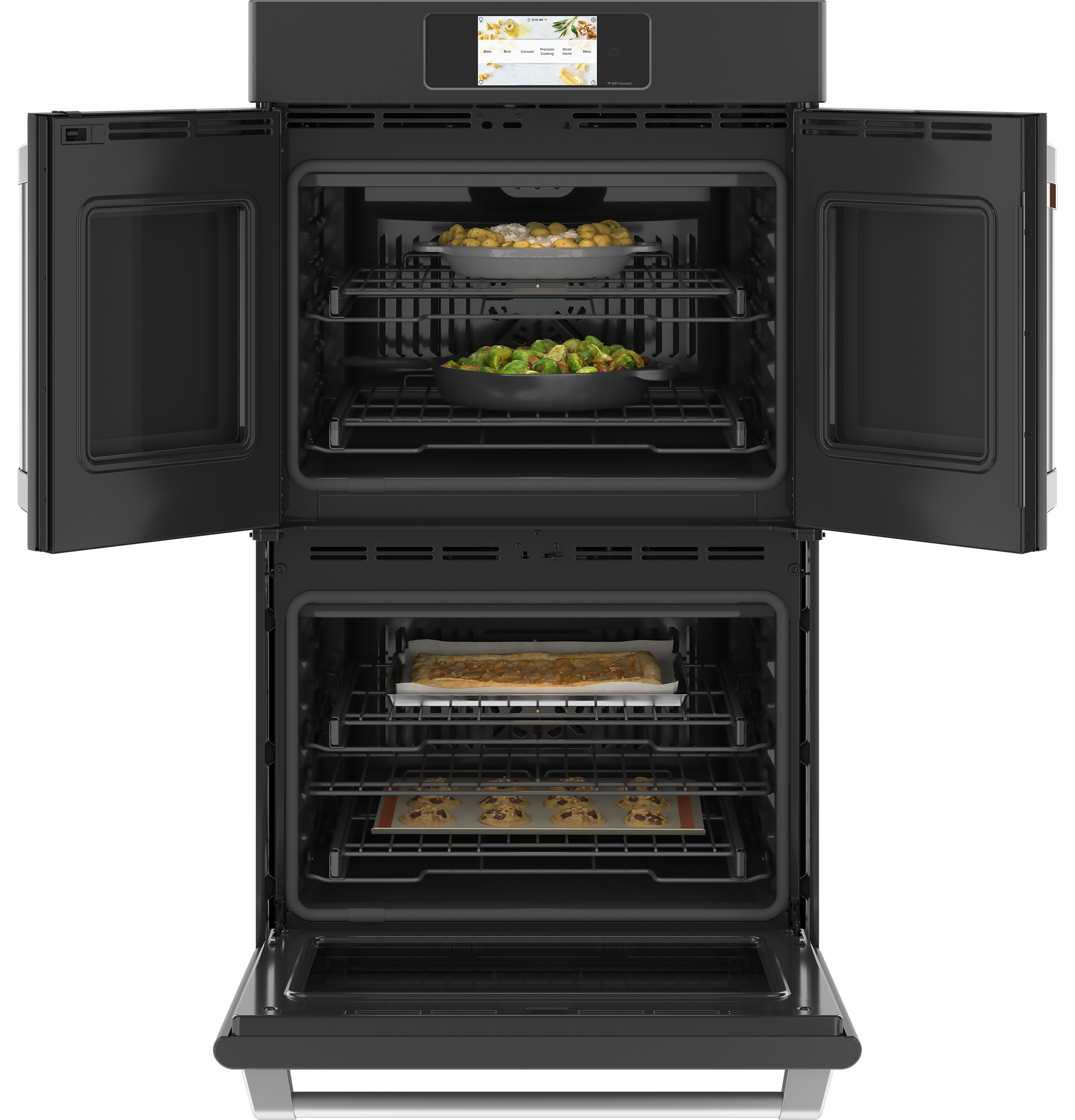 CAFÉ™ Professional Series 30" Smart Built-In Convection French-Door Double Wall Oven view 30