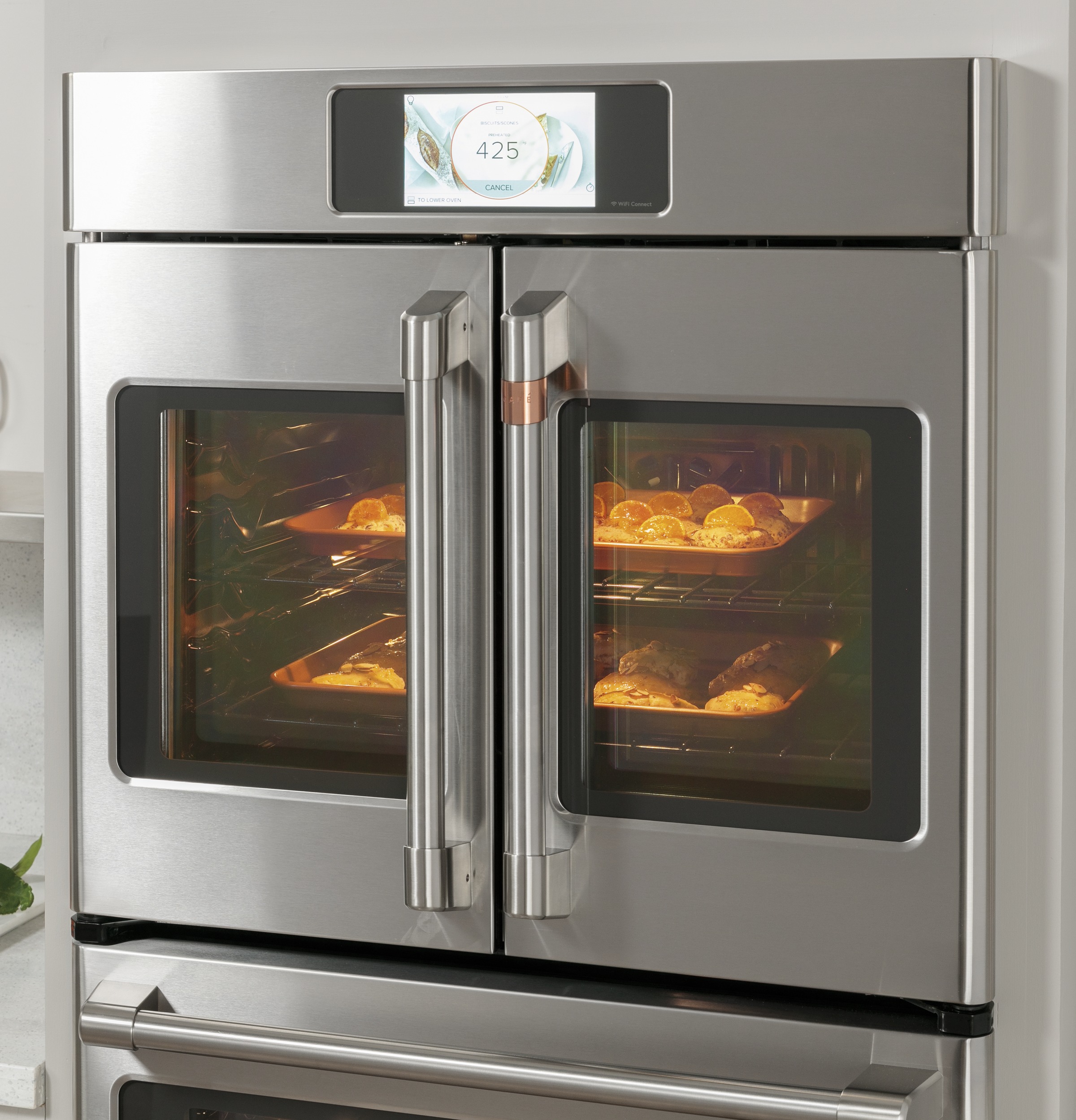 CAFÉ™ Professional Series 30" Smart Built-In Convection French-Door Double Wall Oven view 25