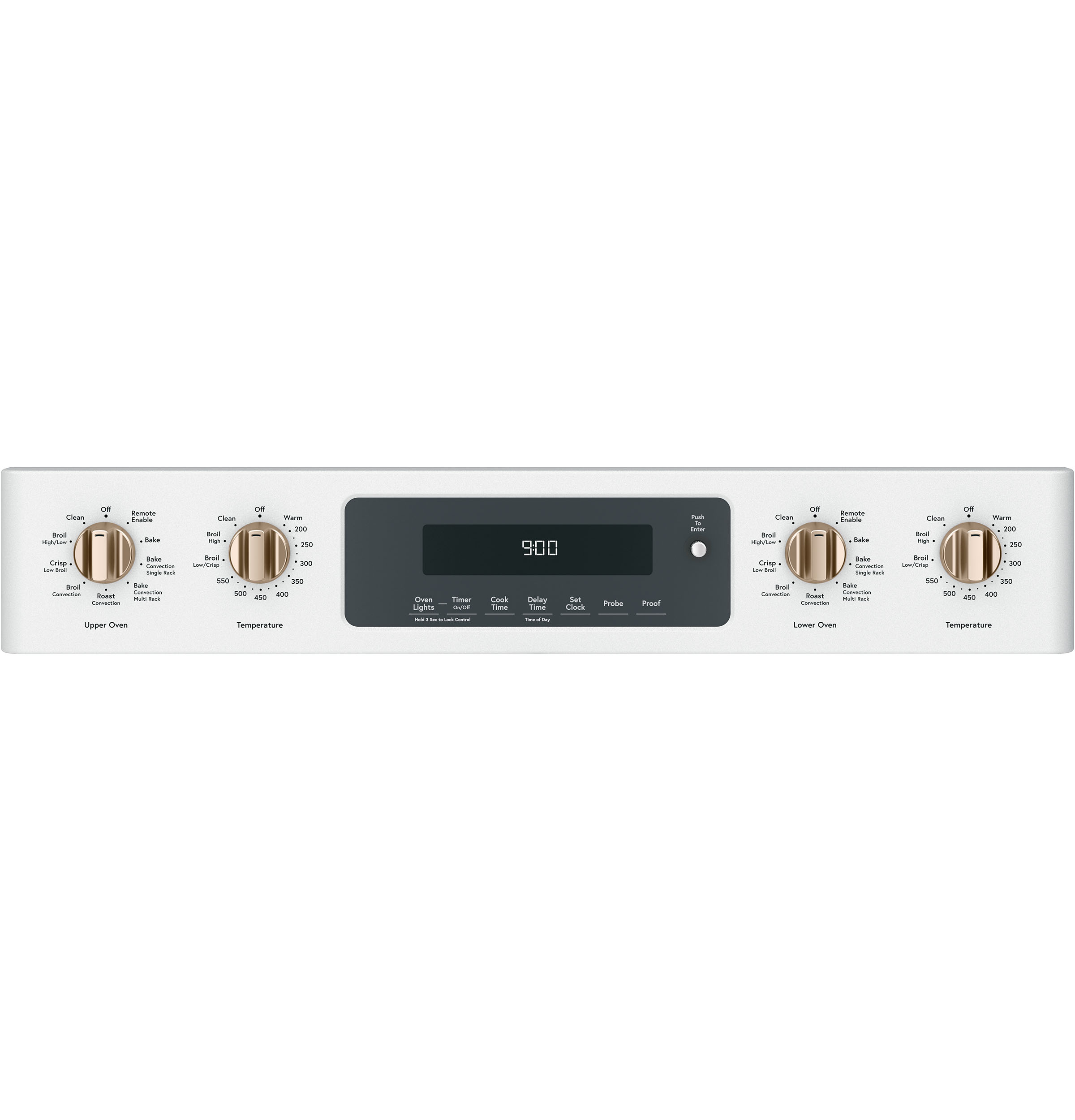 Café 30" Smart French-door, Double Wall Oven With Convection CTD90FP4MW2