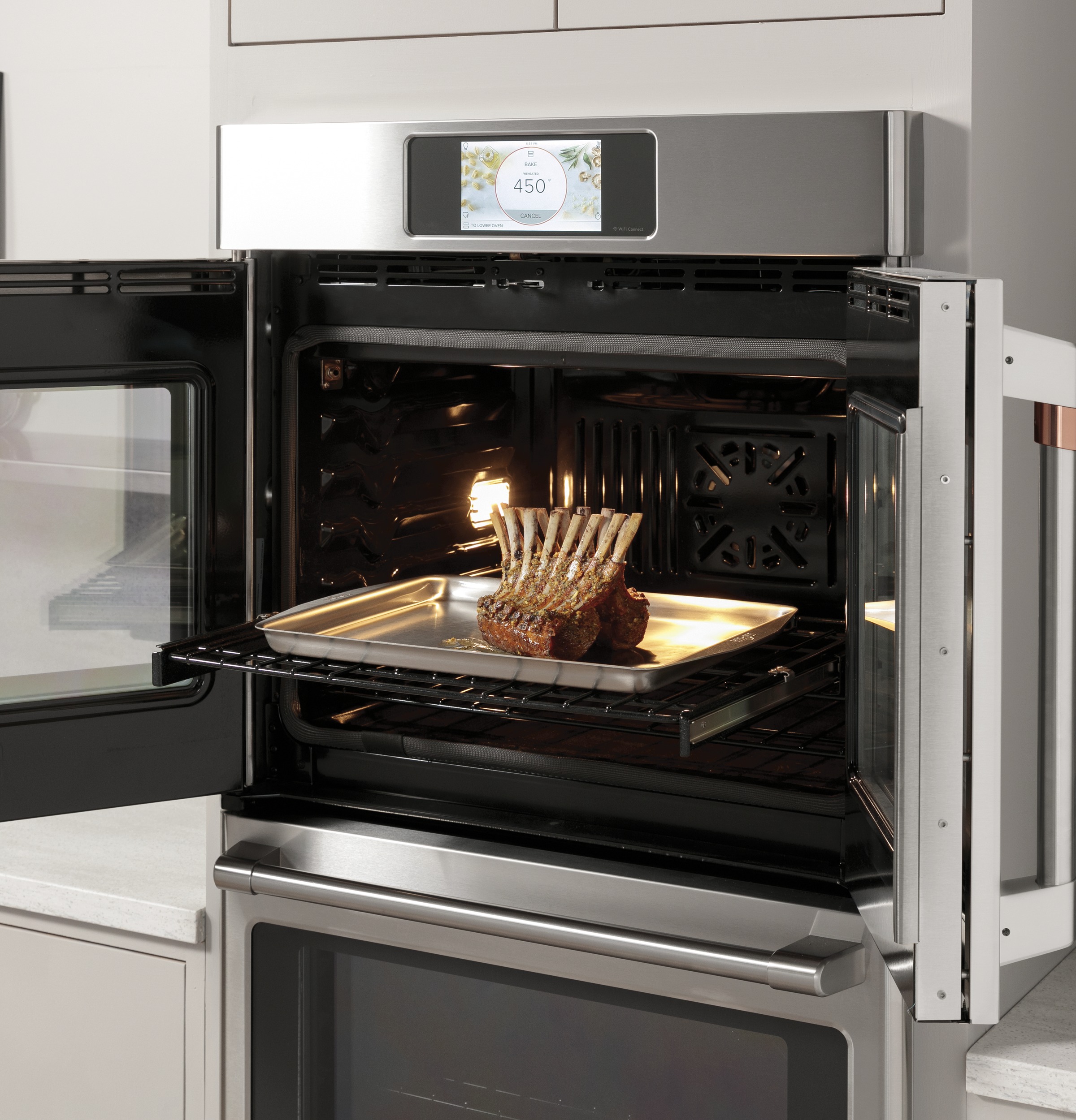 CAFÉ™ Professional Series 30" Smart Built-In Convection French-Door Double Wall Oven view 19
