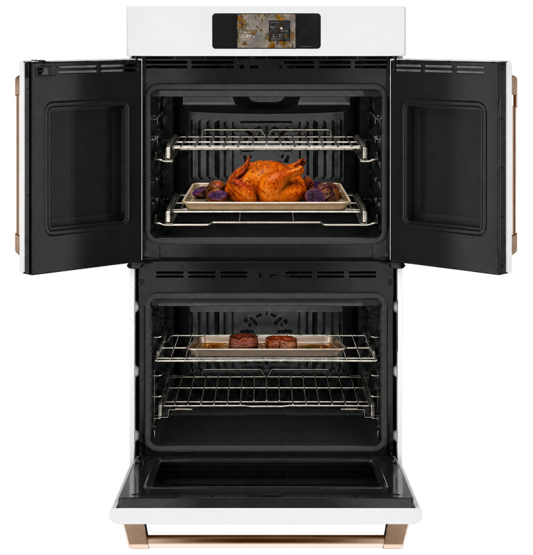 Café Professional Series 30" Smart Built-in Convection French-door Double Wall Oven CTD90FP4ZW2
