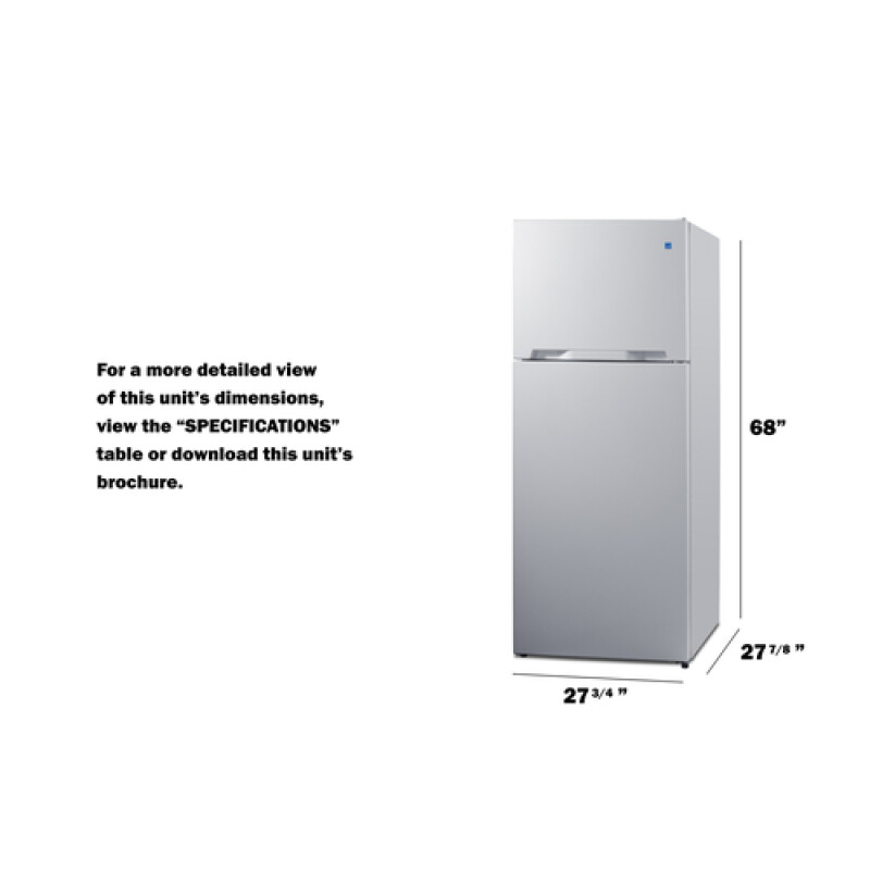 28" Wide Top-Mount Refrigerator-Freezer CTR151W