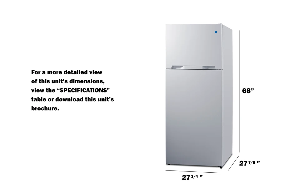 28" Wide Top-Mount Refrigerator-Freezer with Icemaker CTR151WIM