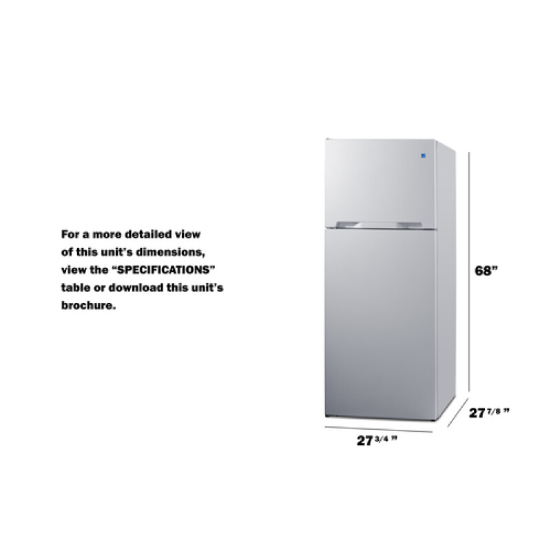 28" Wide Top-Mount Refrigerator-Freezer CTR151WLHD