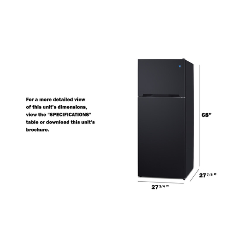 28" Wide Top-Mount Refrigerator-Freezer CTR152B