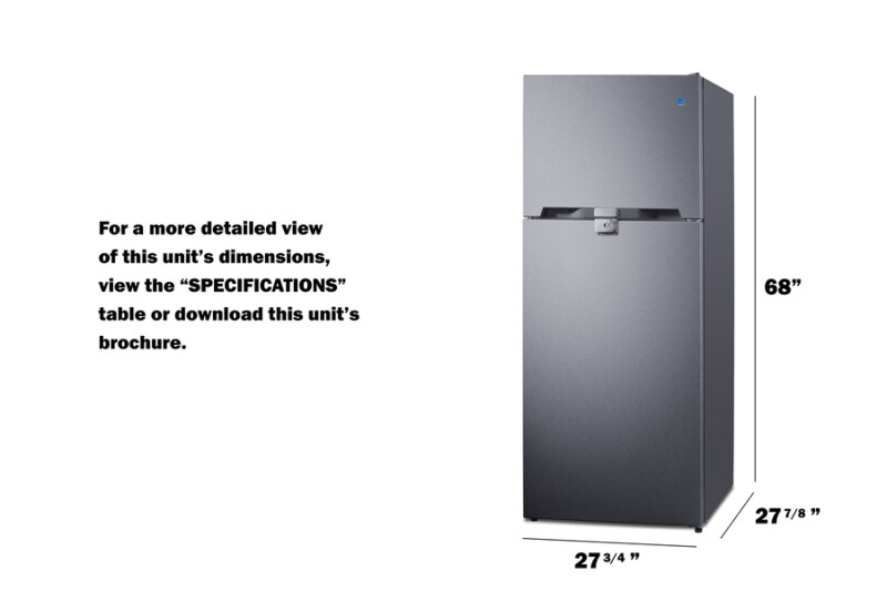 28" Wide Top-Mount Refrigerator-Freezer CTR15SSLLF2