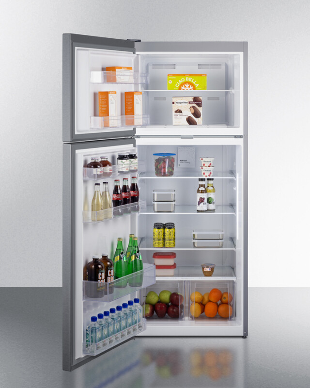 28" Wide Top-Mount Refrigerator-Freezer CTR15SSLLF2LHD