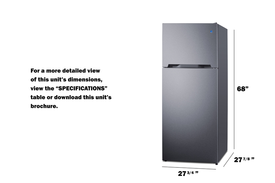 28" Wide Top-Mount Refrigerator-Freezer view 9