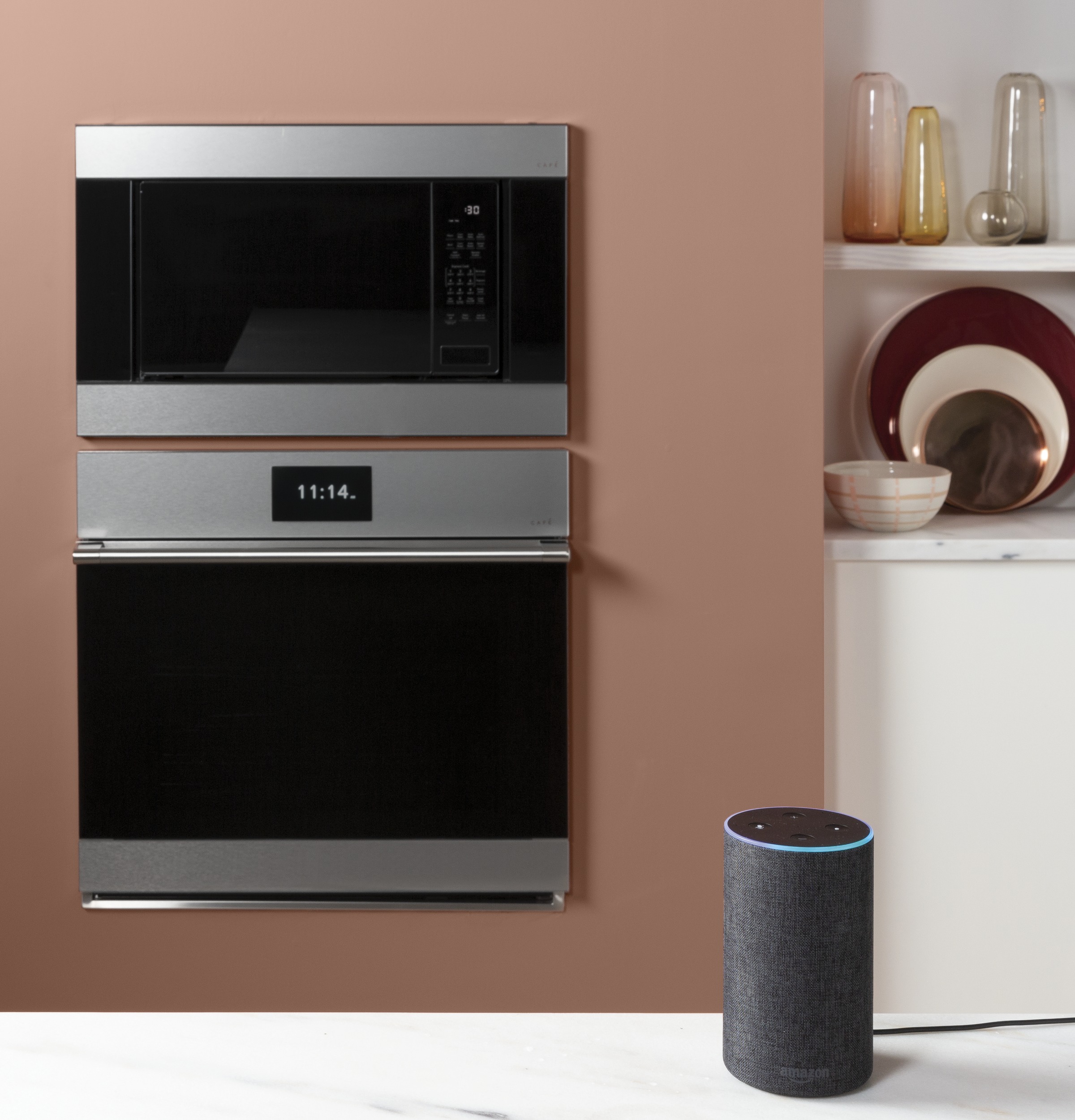 CAFÉ™ 30" Smart Single Wall Oven with Convection in Platinum Glass view 23