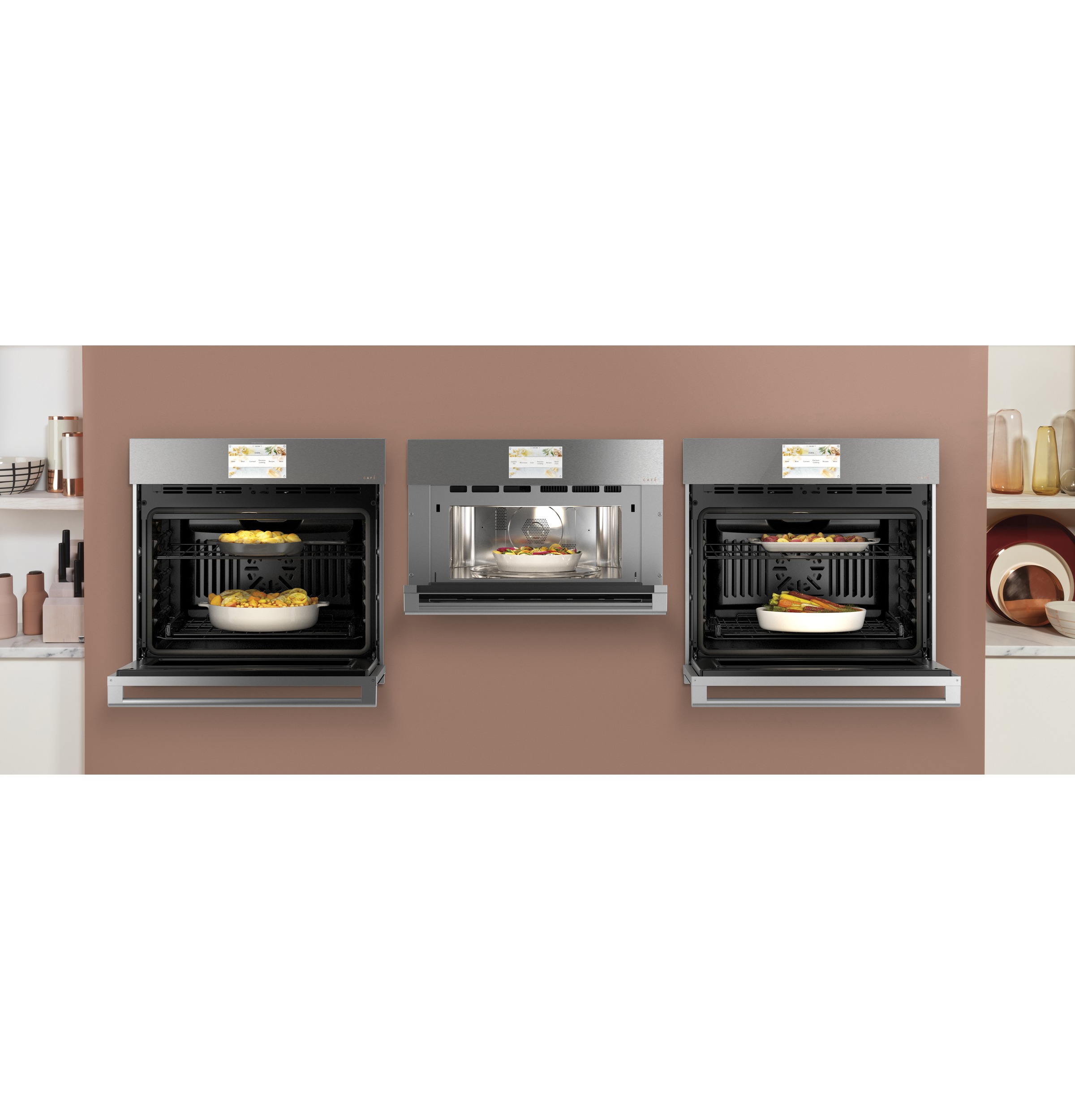 CAFÉ™ 30" Smart Single Wall Oven with Convection in Platinum Glass view 20