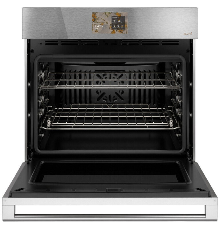 Café 30" Smart Single Wall Oven With Convection In Platinum Glass CTS70DM2ZS5