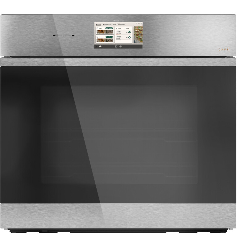 Café 30" Smart Built-in Convection Single Wall Oven In Platinum Glass CTS90DM2ZS5