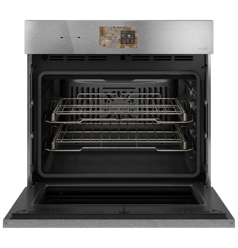 Café 30" Smart Built-in Convection Single Wall Oven In Platinum Glass CTS90DM2ZS5