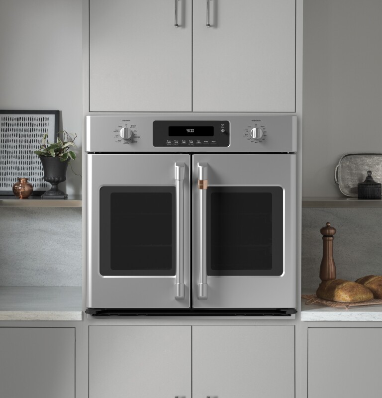Café 30" Smart French-door Single Wall Oven With Convection CTS90FP2MS1