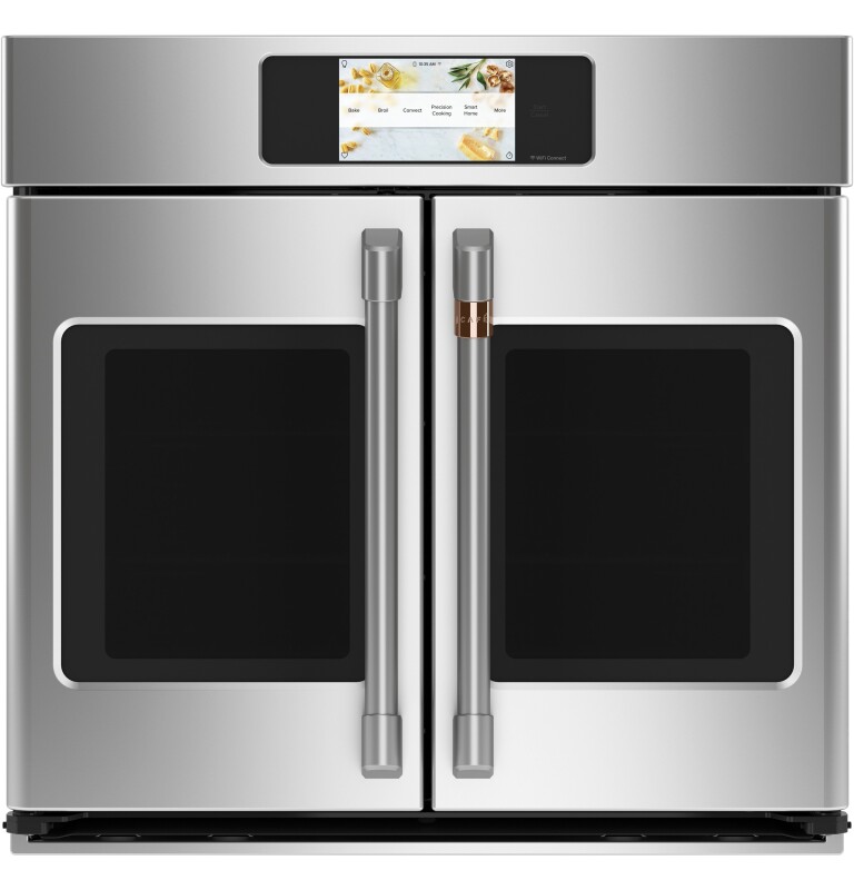Cafe Professional Series 30" Smart Built-In Convection French-Door Single Wall Oven Stainless Steel / Brushed Stainless CTS90FP2NS1 Picture 1
