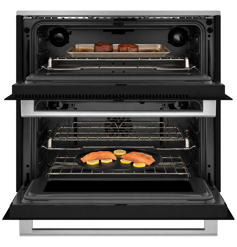 Café 30" Duo Smart Single Wall Oven In Platinum Glass CTS92DM2ZS5