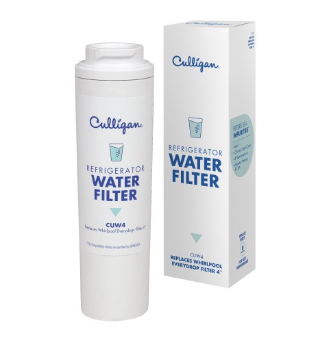 Culligan Replaces Whirlpool (edr4rxd1, Whr4rxd1, Kad4rxd1) Refrigerator Water Filter 4 CUW4