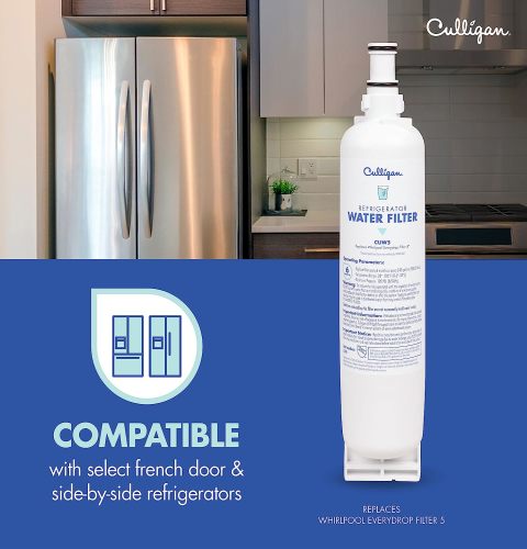 Culligan Replaces Whirlpool (edr5rxd1) Refrigerator Water Filter 5 CUW5, product image 4 of 9