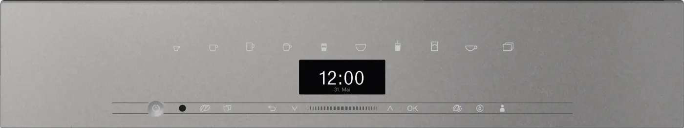 24" VitroLine Built-In Coffee Machine Direct Sensor (Graphite Grey) CVA7440GG