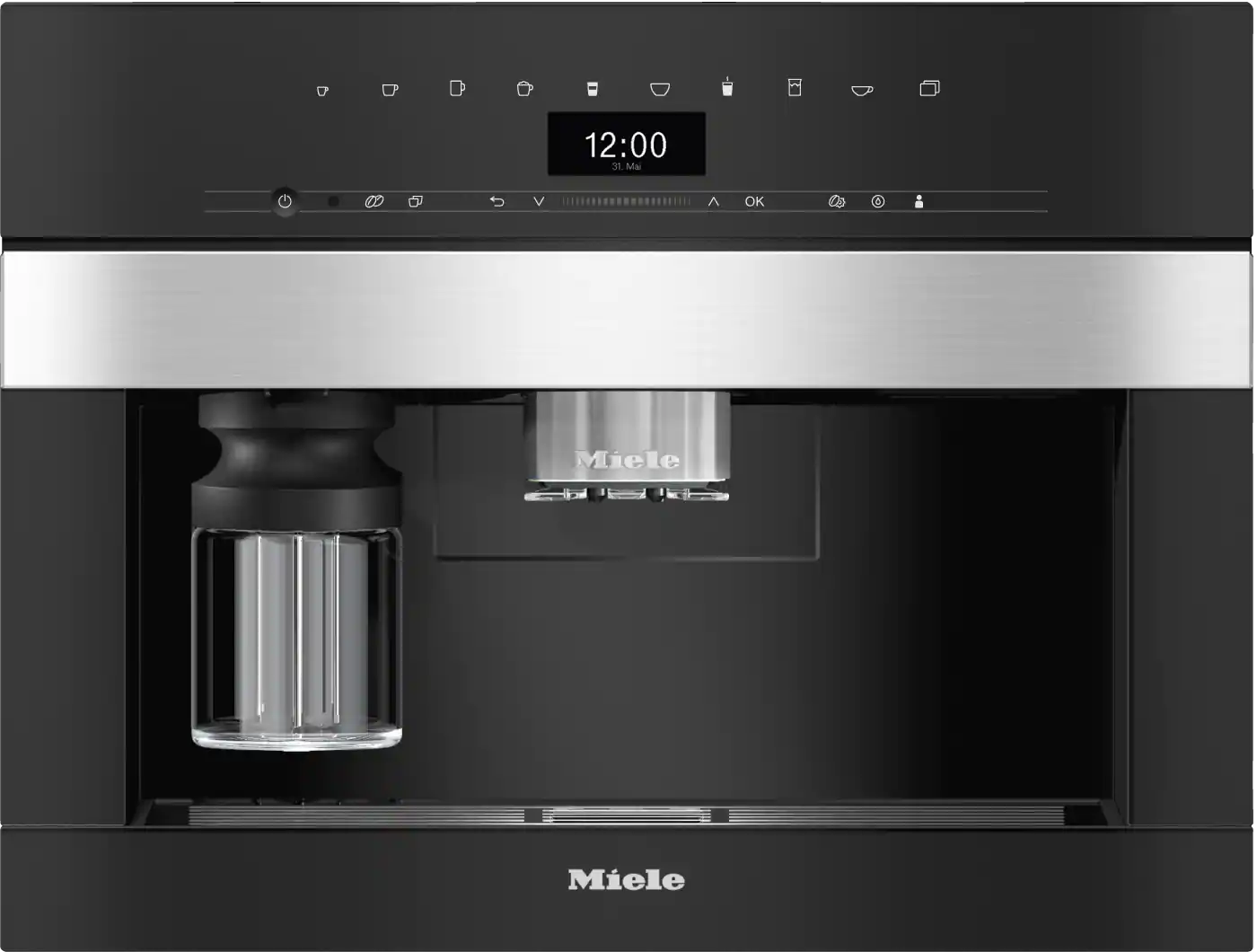Built-in coffee machine with DirectWater CVA7445CTS