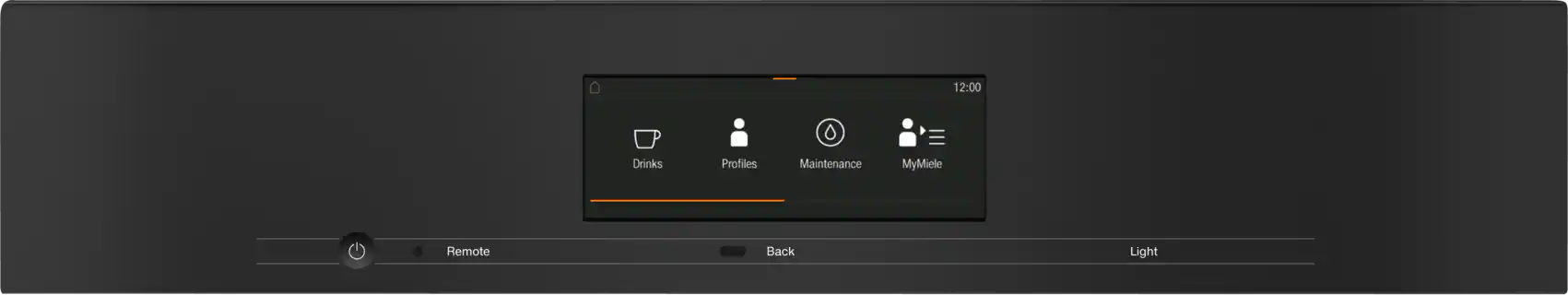 Built-in coffee machine with DirectWater CVA7845OB