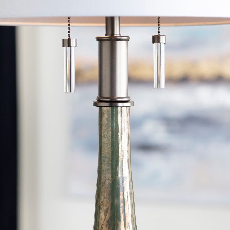 Lira Twin Pull Chain Table Lamp CVABS2107