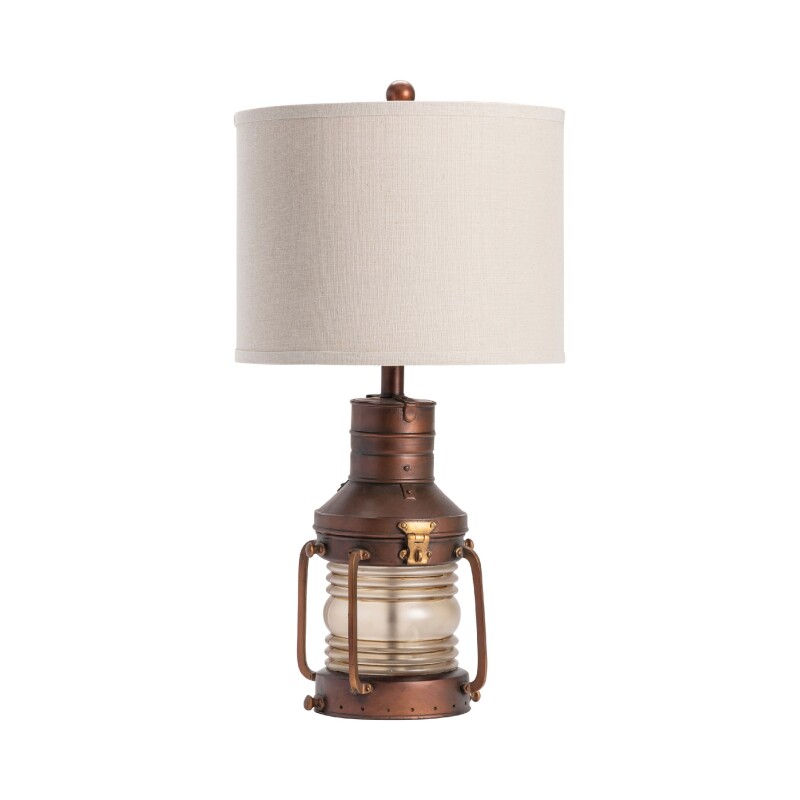 Copper Lantern Table Lamp CVABS964