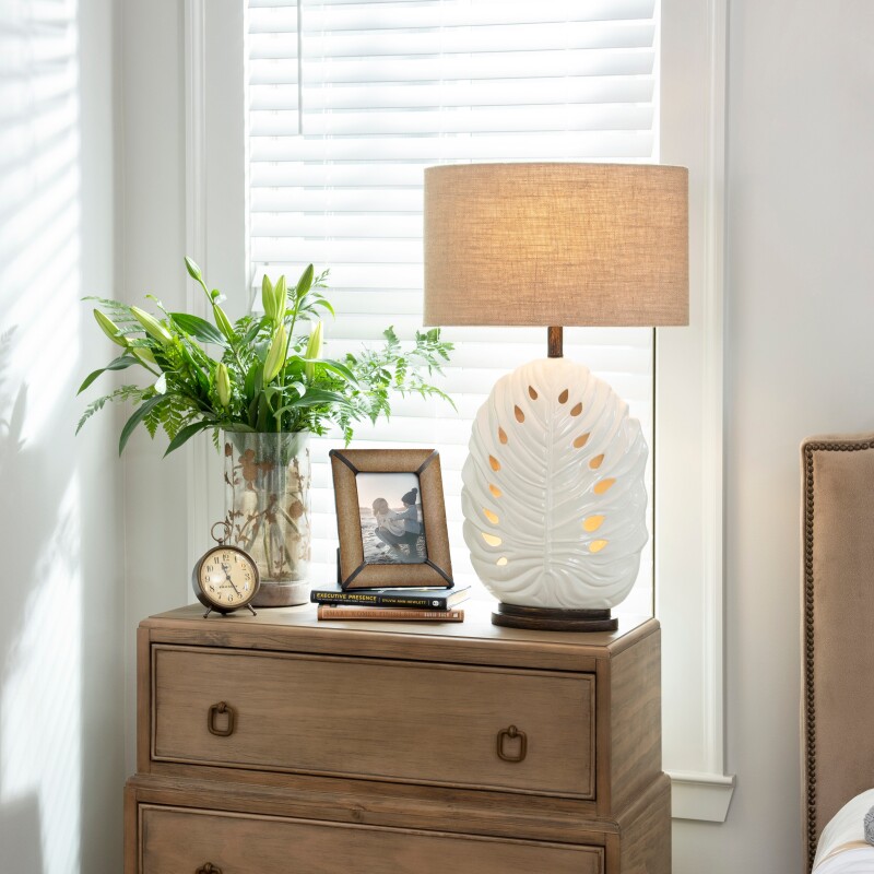 Leaf Table Lamp with Night Light CVAP2278