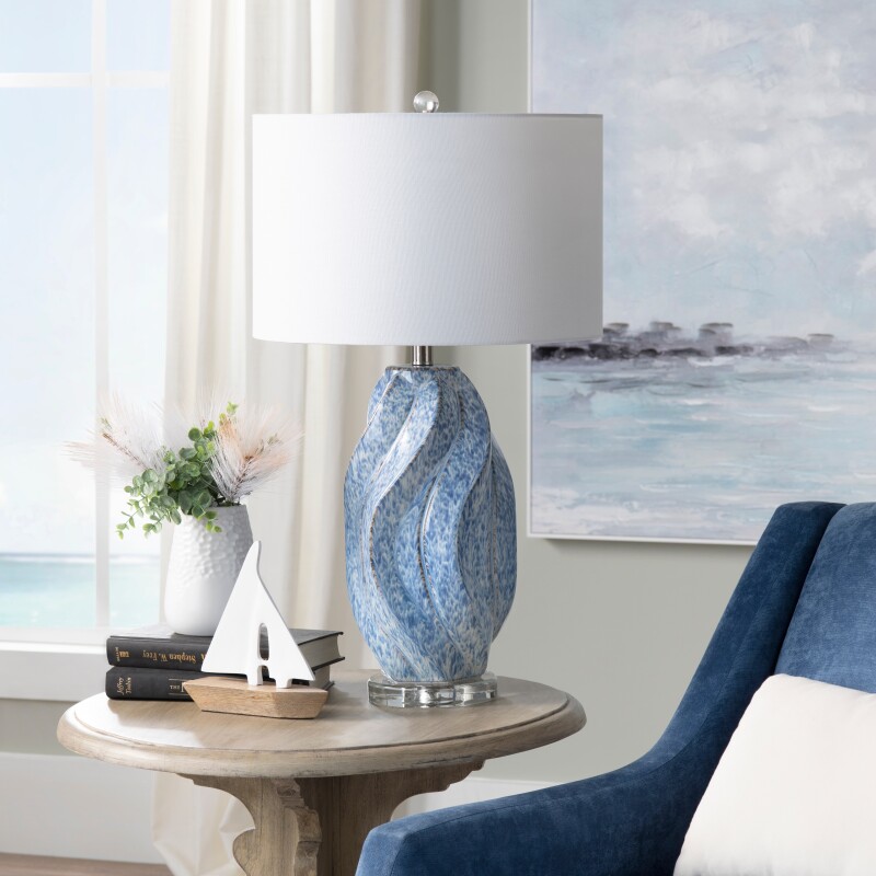 Janice Swirl Table Lamp CVAP2784