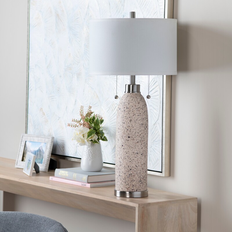 Tristan Twin Pull Chain Table Lamp CVAP2792