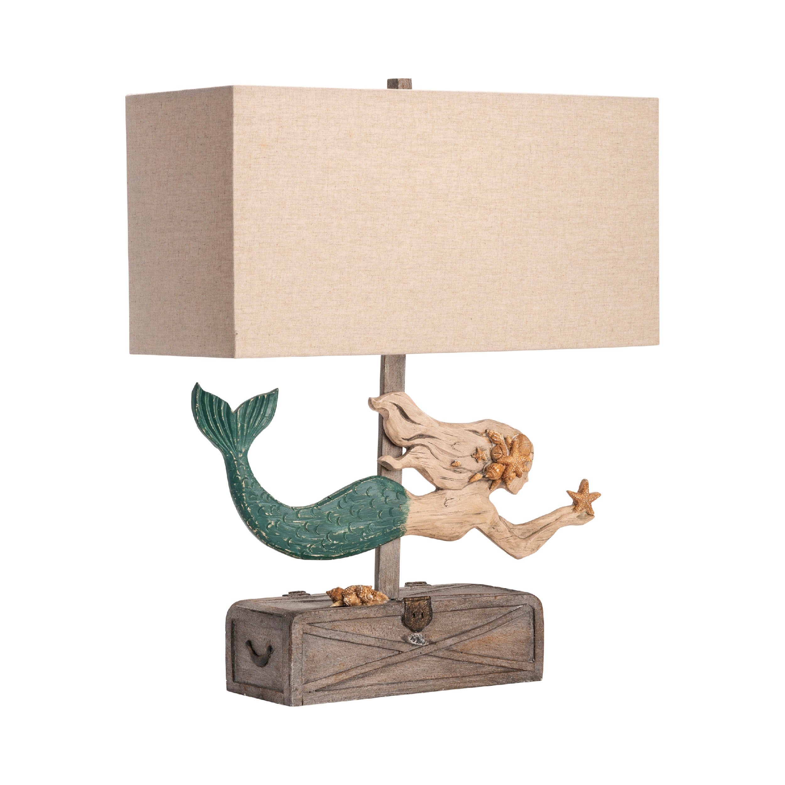 Mermaid Treasure Table Lamp CVAVP1420