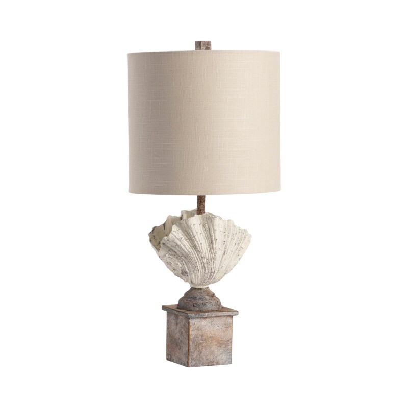 Coastal Shell Finial Table Lamp CVAVP1435