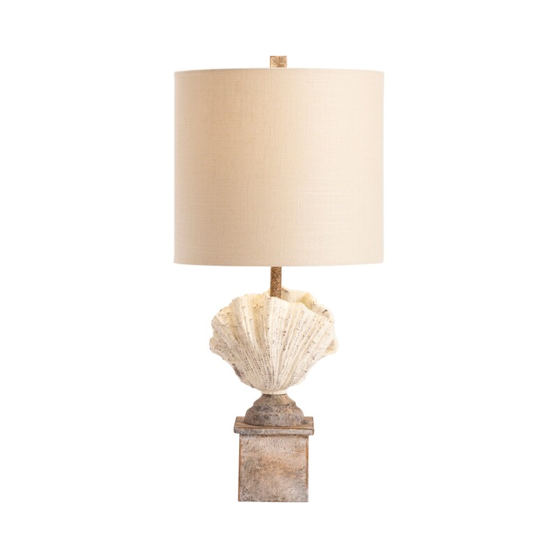 Coastal Shell Finial Table Lamp CVAVP1435