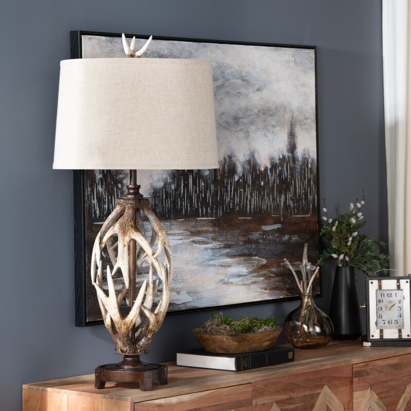 Billings Antler Table Lamp CVAVP1545