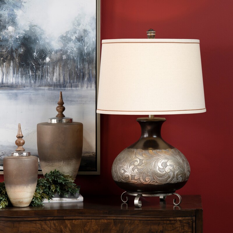 Silver Canyon Table Lamp CVAVP1567