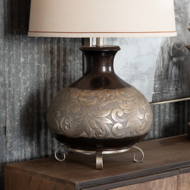 Silver Canyon Table Lamp CVAVP1567