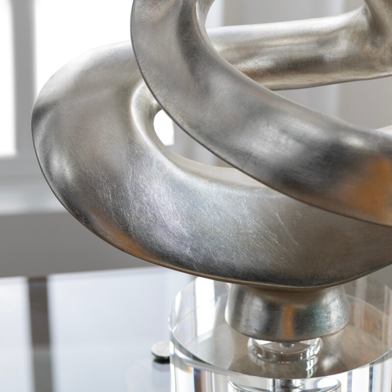 Silver Current Table Lamp CVAVP1959B